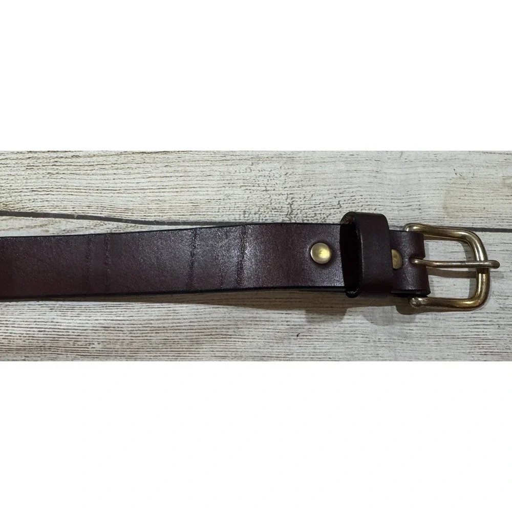 NEW Amish Made Yoder Leather Belt Handmade in Indiana 71